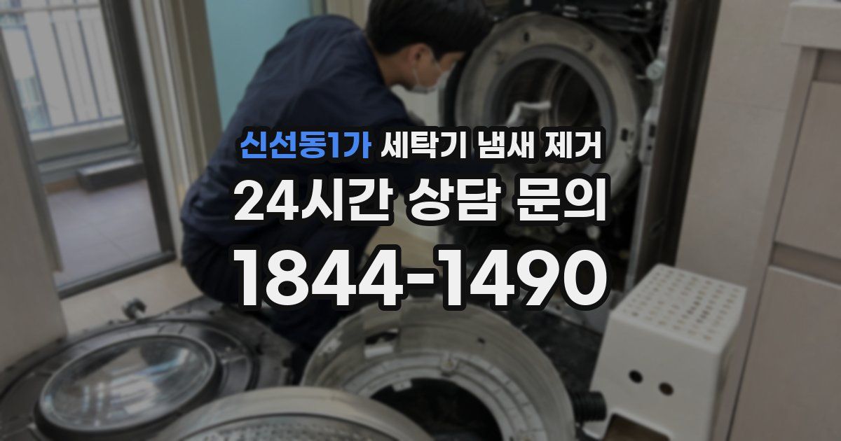 신선동1가 세탁기 냄새 제거