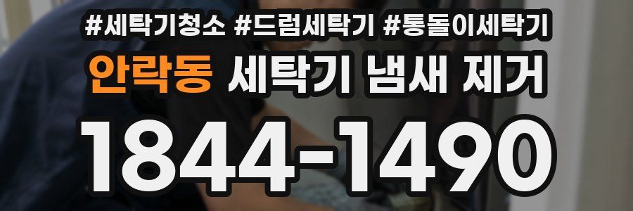 안락동 세탁기 냄새 제거