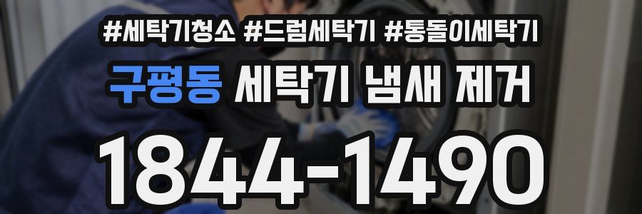 구평동 세탁기 냄새 제거
