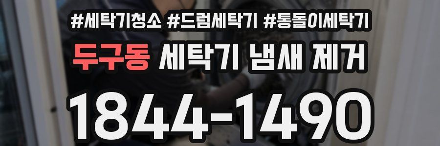 두구동 세탁기 냄새 제거