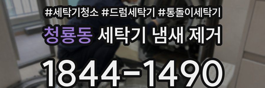 청룡동 세탁기 냄새 제거
