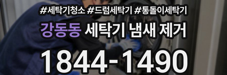 강동동 세탁기 냄새 제거
