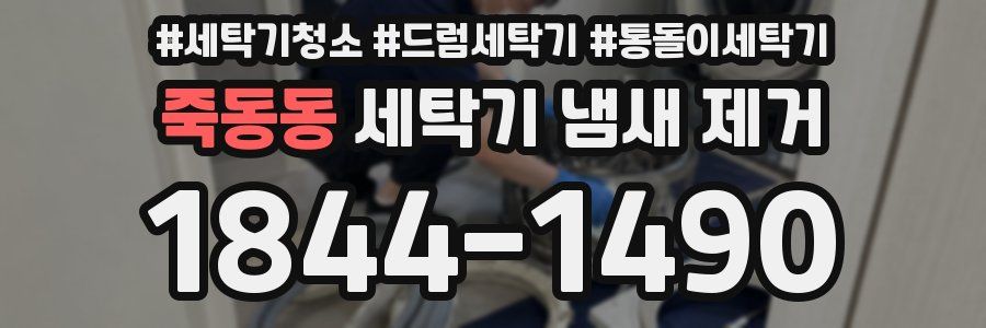 죽동동 세탁기 냄새 제거