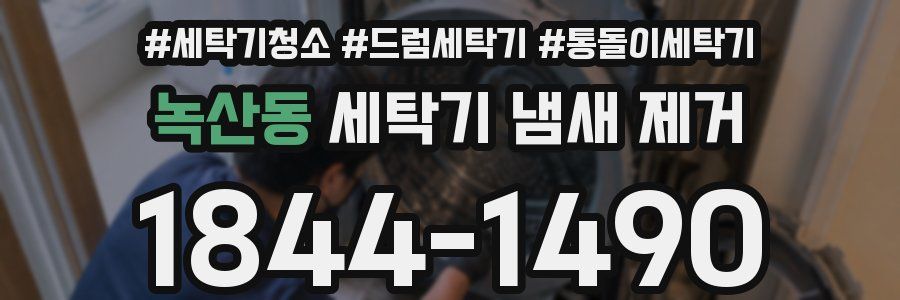 녹산동 세탁기 냄새 제거