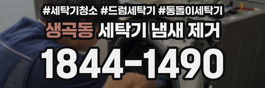 생곡동 세탁기 냄새 제거