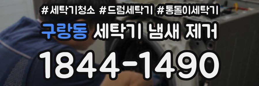 구랑동 세탁기 냄새 제거