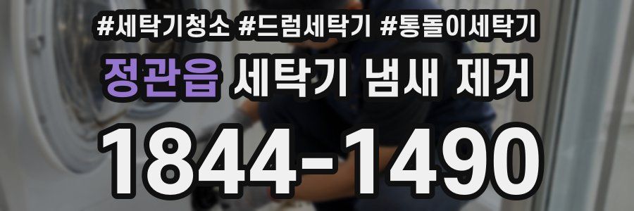 정관읍 세탁기 냄새 제거