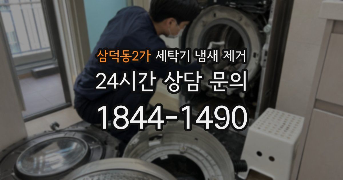 삼덕동2가 세탁기 냄새 제거