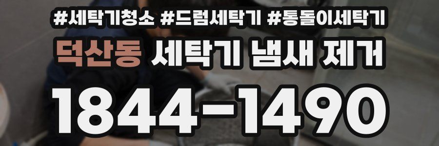 덕산동 세탁기 냄새 제거