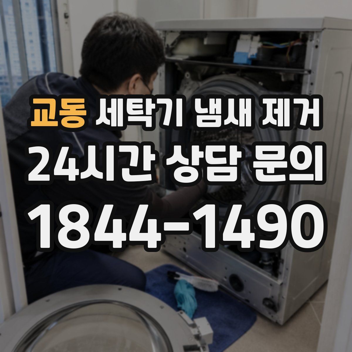 교동 세탁기 냄새 제거