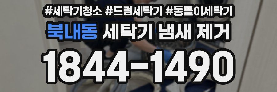 북내동 세탁기 냄새 제거