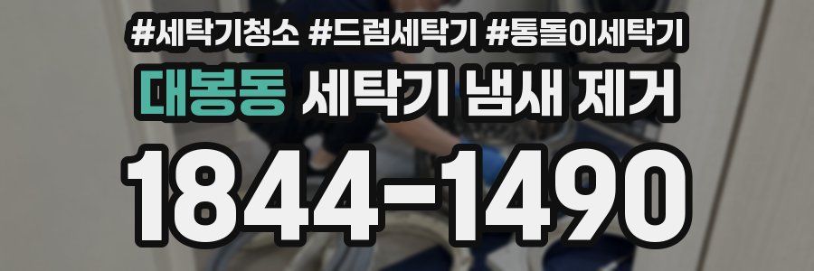 대봉동 세탁기 냄새 제거