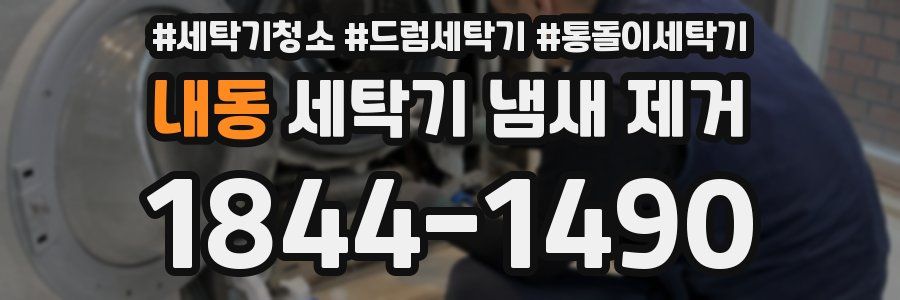 내동 세탁기 냄새 제거