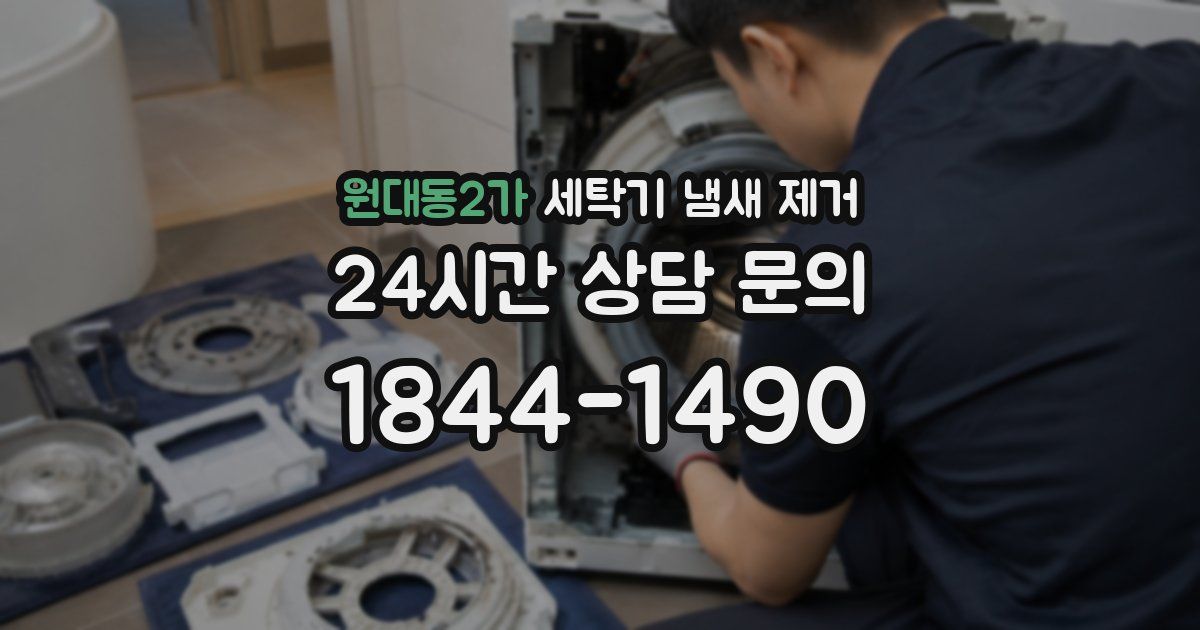 원대동2가 세탁기 냄새 제거