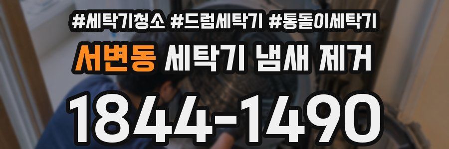서변동 세탁기 냄새 제거
