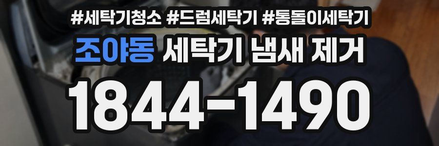 조야동 세탁기 냄새 제거