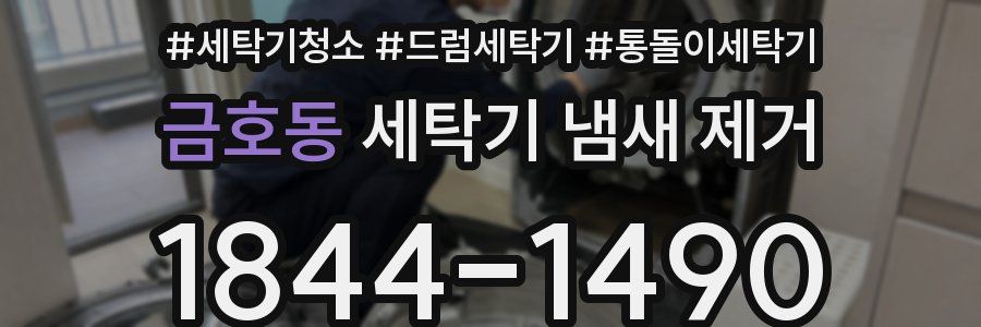금호동 세탁기 냄새 제거