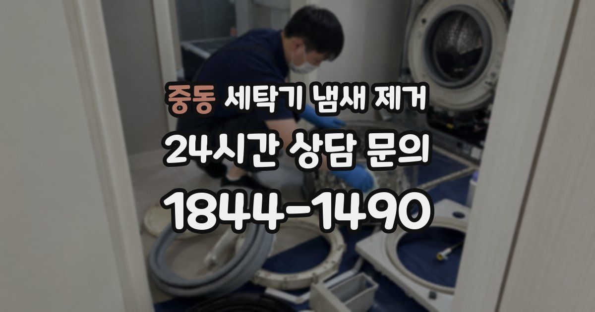 중동 세탁기 냄새 제거