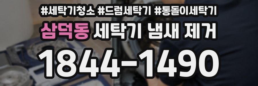삼덕동 세탁기 냄새 제거