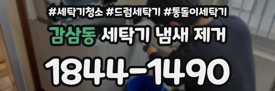 감삼동 세탁기 냄새 제거