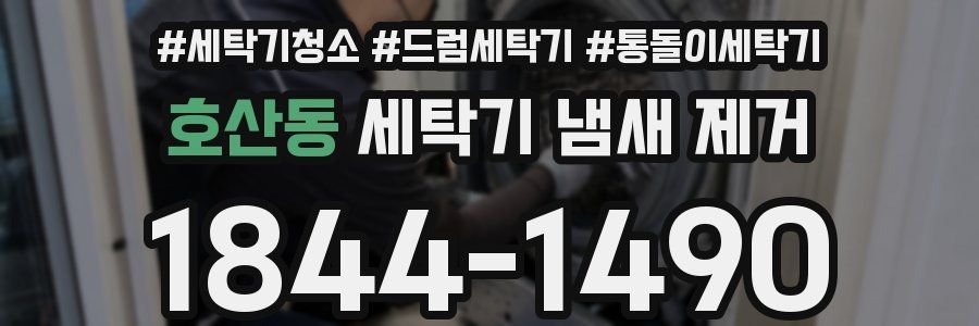 호산동 세탁기 냄새 제거