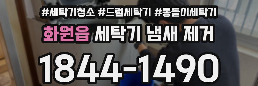 화원읍 세탁기 냄새 제거