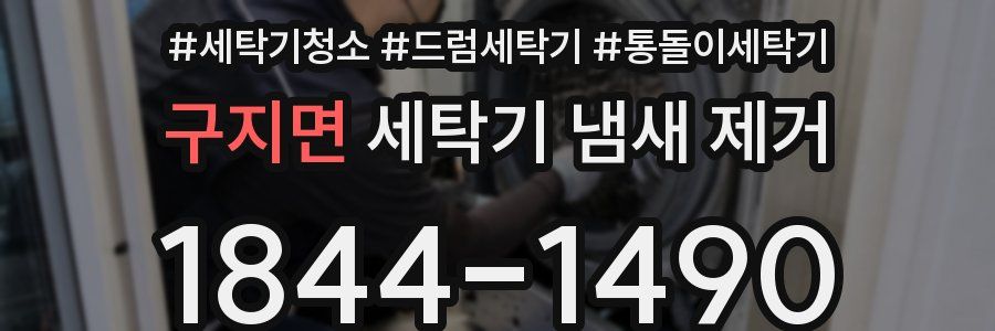 구지면 세탁기 냄새 제거