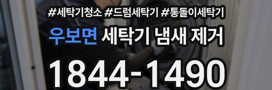 우보면 세탁기 냄새 제거