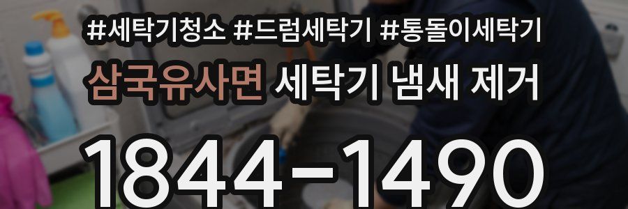 삼국유사면 세탁기 냄새 제거