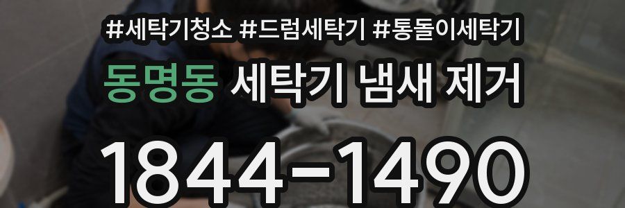 동명동 세탁기 냄새 제거