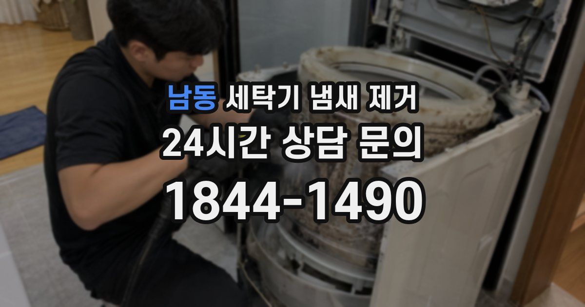 남동 세탁기 냄새 제거