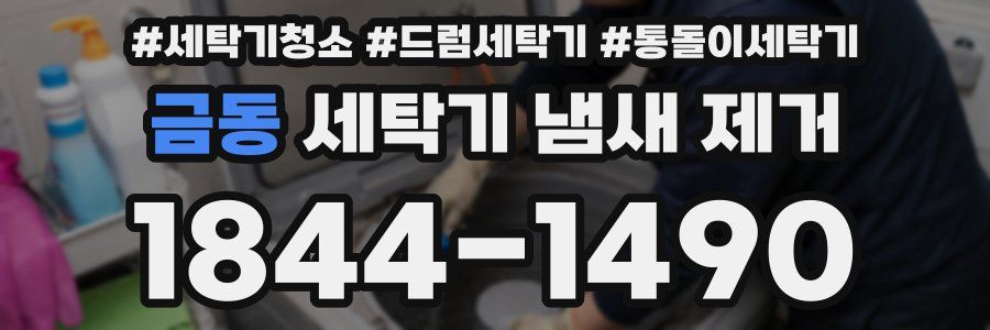 금동 세탁기 냄새 제거