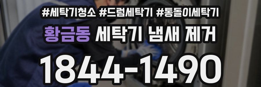 황금동 세탁기 냄새 제거
