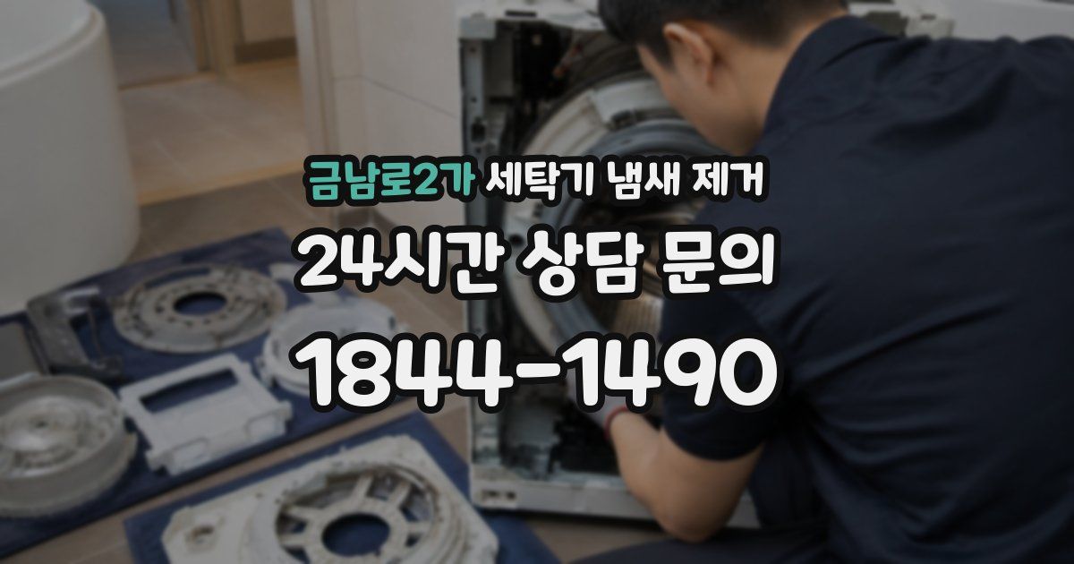 금남로2가 세탁기 냄새 제거