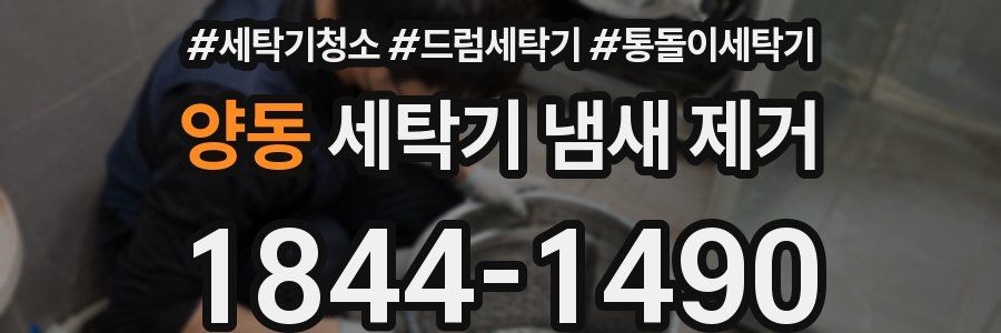양동 세탁기 냄새 제거