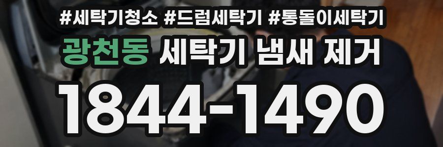 광천동 세탁기 냄새 제거