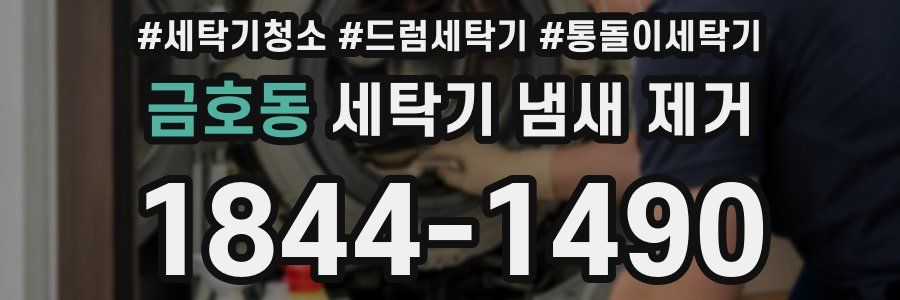 금호동 세탁기 냄새 제거