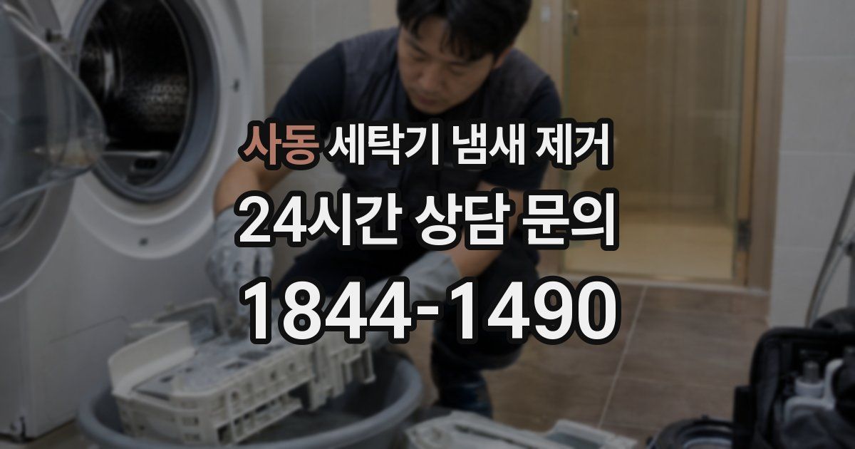 사동 세탁기 냄새 제거