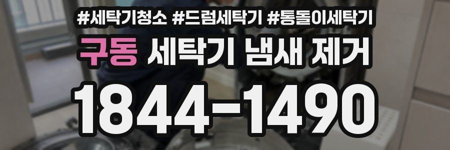 구동 세탁기 냄새 제거