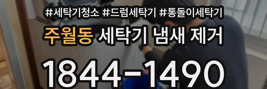 주월동 세탁기 냄새 제거