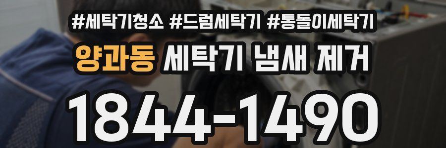 양과동 세탁기 냄새 제거