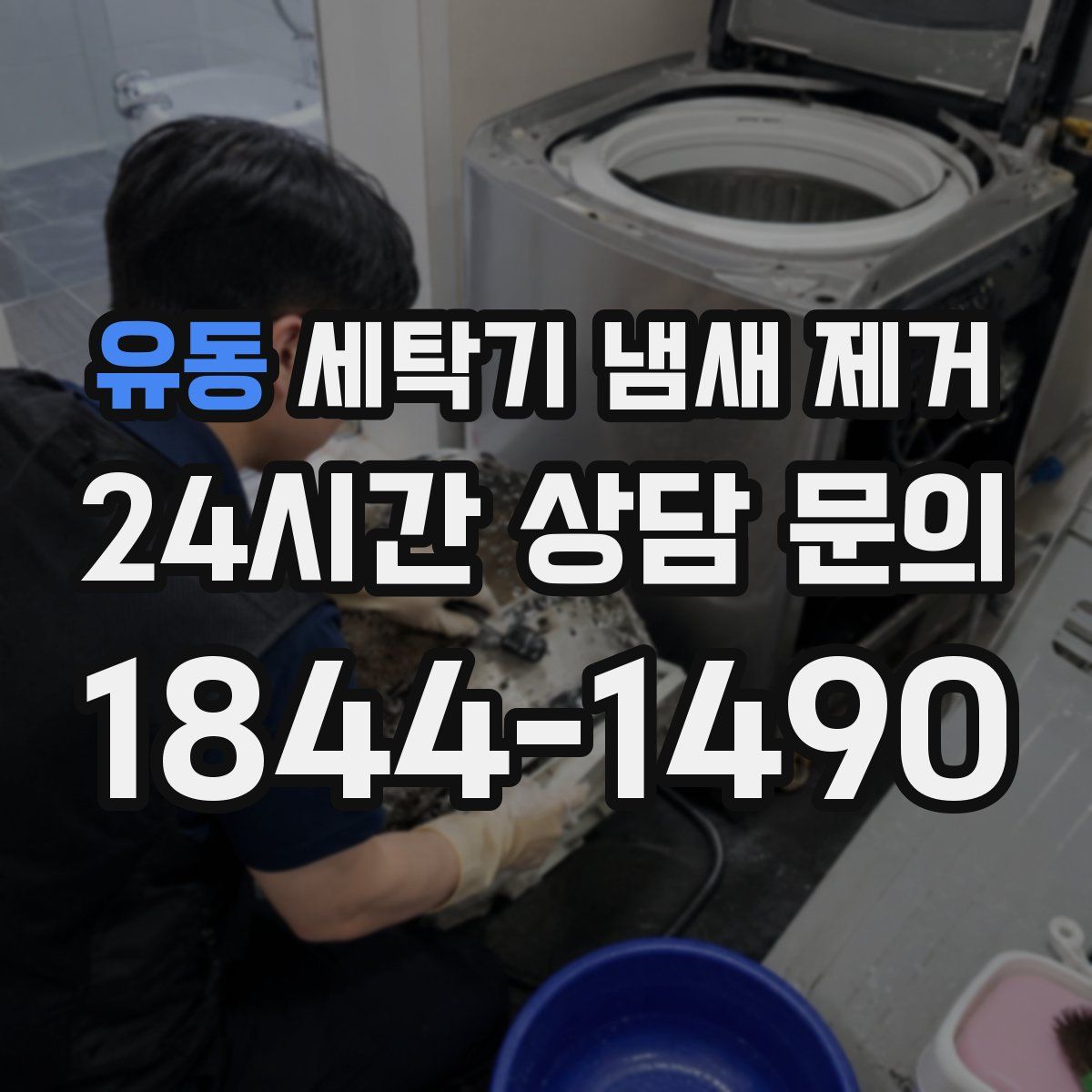 유동 세탁기 냄새 제거