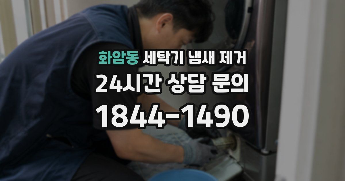 화암동 세탁기 냄새 제거