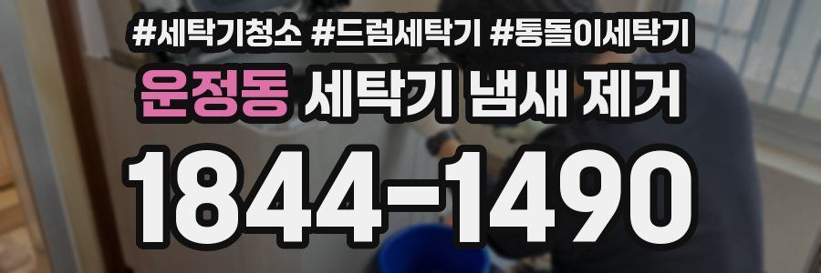 운정동 세탁기 냄새 제거