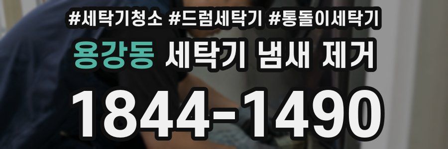 용강동 세탁기 냄새 제거