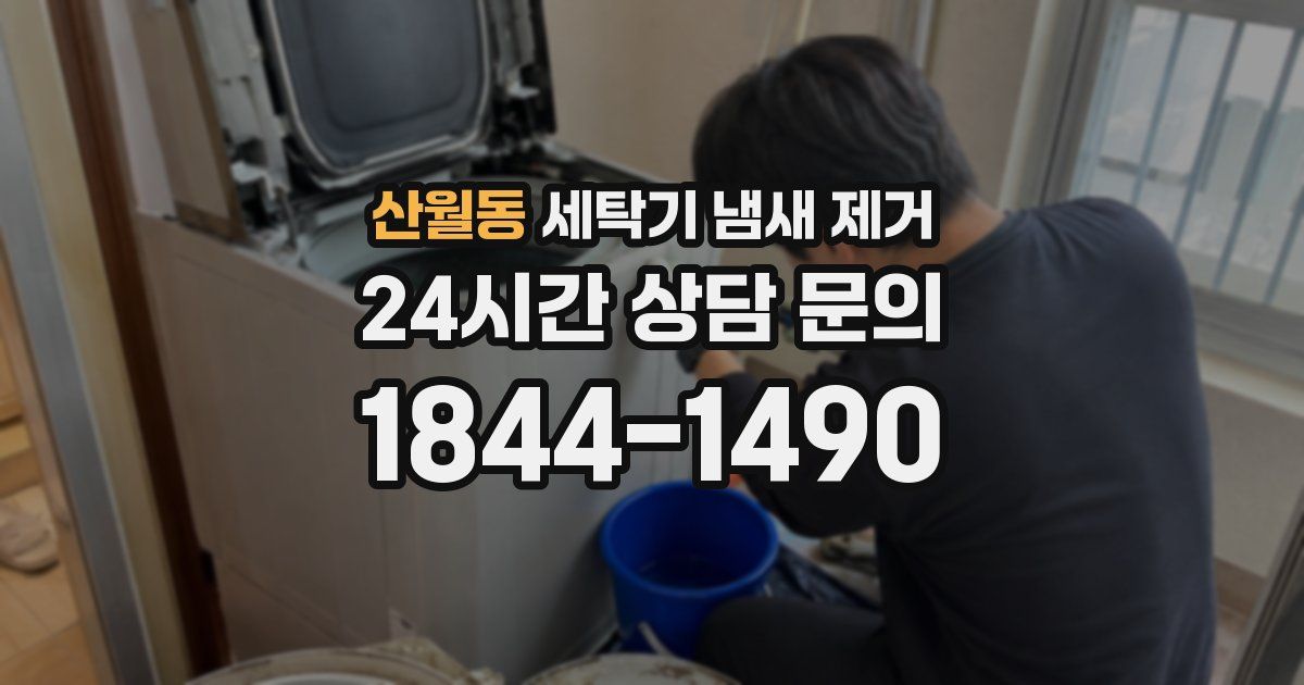산월동 세탁기 냄새 제거