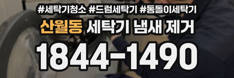 산월동 세탁기 냄새 제거