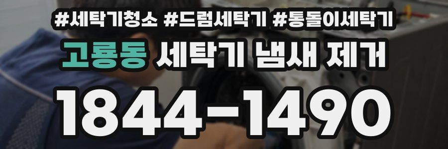 고룡동 세탁기 냄새 제거