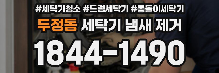 두정동 세탁기 냄새 제거