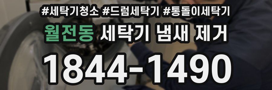 월전동 세탁기 냄새 제거